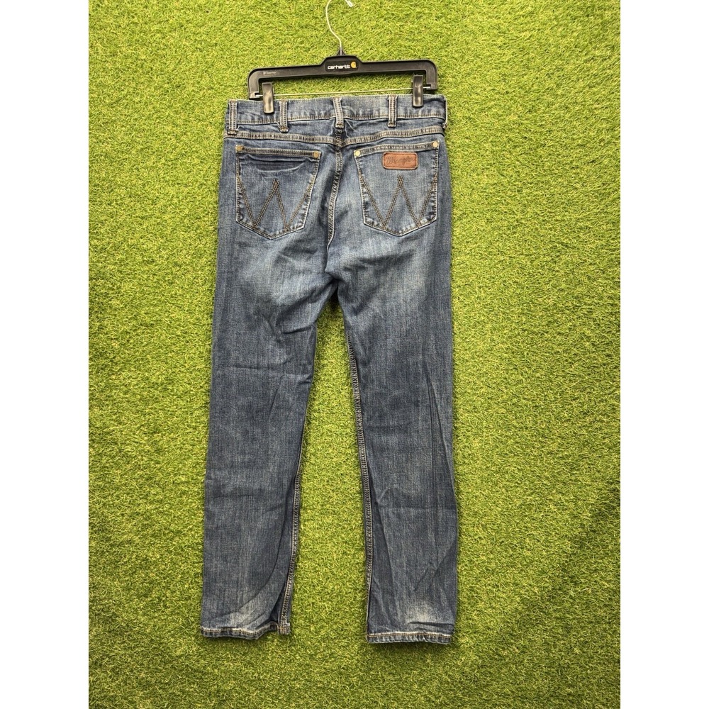 Wrangler Retro Relaxed Boot Jeans Mens 32x32 Blue Denim Western Cowboy Rodeo